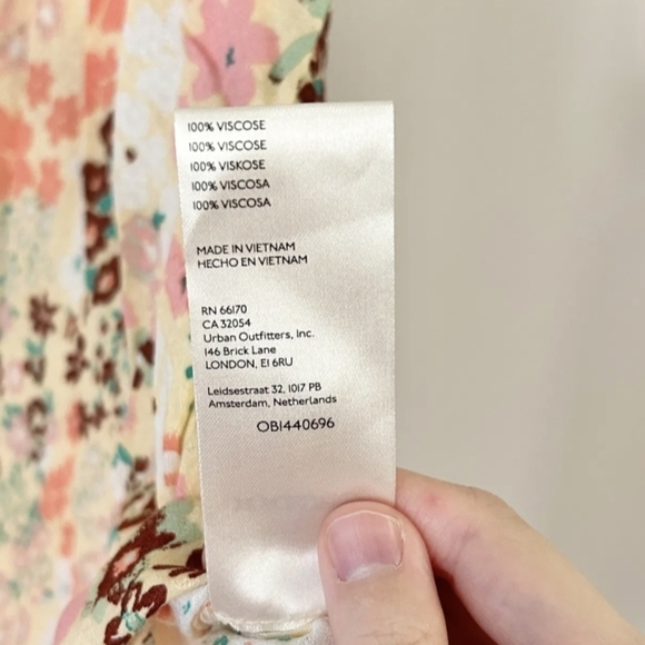 NWT Free People Callie Printed Floral Tunic Blouse Vintage Combo Feminine Small - Picture 9 of 10